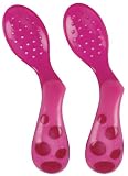 Sassy Less Mess Toddler Spoon 2pk - Pink