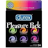 Durex Pleasure Pack   24 Pack   Retail Box