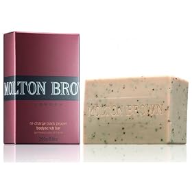 Re-charge Black Pepper Bodyscrub Bar by Molton Brown for Men - 8.8 oz Soap