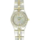 AK Anne Klein Women's Swarovski® Crystal Accented Two-Tone Watch #10-7977MPTT