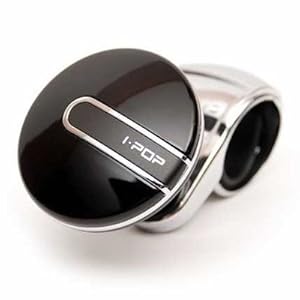 Koolertron (TM) Power Handle Car Steering Wheel Spinner Knob Black