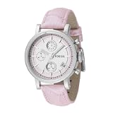Fossil Women's ES2201 Chronograph Pink Leather Watch
