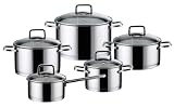 ELO 44995 Dolomit 10-Piece Stainless Steel Extra Thick Tri Ply Core Cookware Set - Induction Ready