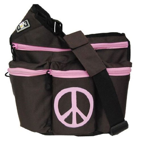 Diaper Dude Peace Diva Brown w/Pink-Brown/Pink