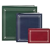 Pioneer - Pioneer Family Memory Album with Solid Color Cover, 5" x 7" Scrapbook with 10 E-Z Load Archival Pages & Inserts