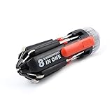 uxcell ドライバー スロットビット　フィリップス　メタル製ビット　ブラック　1 4-LED