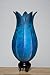 Flowering Lotus Silk Table Lamp - Aqua