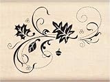 Rubber Stamp -Botanicals Windswept Leaves