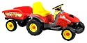 Peg Perego - v&eacute;hicule electrique - Farms animals+remorque Tracteur avec remorque 6 volts