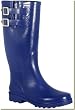 Chooka - Women's Premium Solid Colbalt Double Buckle Rain Boots