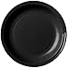 Cambro 55CWNR110 Camwear Black 5-1/2" Narrow Rim Plate - 48 / CS
