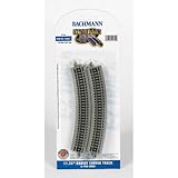 Bachmann 11.25? Radius Curved Track (6/Card) - N Scale
