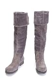 OXS Stiefel grau, Gr.41 - aus Wildleder