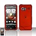 Electronics : HTC Droid Incredible Rubberized Orange Premium Snap-On Phone Protector Hard Cover Case + Screen Protector with Small Microfiber Cleaning Cloth