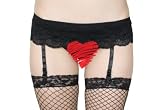 Sexy Petite lace suspender (garter) belt, perfect match for Sexy Petite stockings, black, elasticated to fit UK6-12