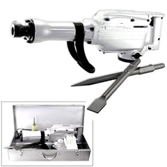 Neiko Industrial-Grade Electric Demolition Jack Hammer, with 2 Bits Point and Flat & Metal Case