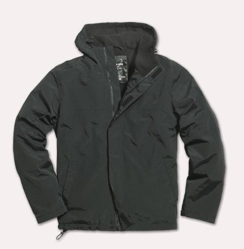 Surplus Outdoorjacke, Regen / Windjacke mit Reißverschluß, schwarz laufen 41LjtQ1LAbL jogging jogging