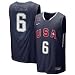 Nike LeBron James USA Basketball Tackle Twill Jersey-Navy Blue