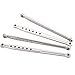 Aluminum Front/Rear Lower Suspension Link Rod Linkage for AXIAL SCX10 Electric 4WD Silver Set of 4