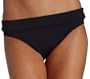 Calvin Klein Women's Foldover Swimsuit Bottom,Black,X-Large