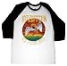 Led Zeppelin U.S. Tour 1975 Mens Raglan T-shirt