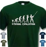 Fishing EVOLUTION - Funny Birthday Gift / Present T-Shirt