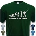 Fishing EVOLUTION - Funny Birthday Gift / Present T-Shirt