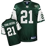 Ladainian Tomlinson New York Jets Green NFL Replica Jersey - XL