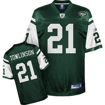 Ladainian Tomlinson New York Jets Green NFL Replica Jersey - XL