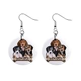 Dog Beagle Pet Lover Jewelry Button Earrings 15454521 Reviews