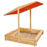 Eichhorn 100004524 - Sandkasten Holz mit Sonnendach und Abdeckungvon "Simba Dickie Group"