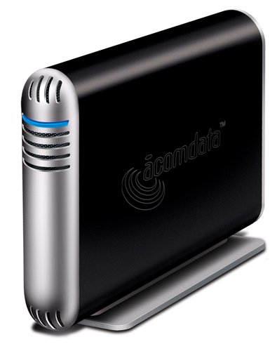 Acomdata Samba USB 2.0/Firewire 400 3.5-inch SATA Hard Drive Enclosure SMBXXXU2FE-BLK (Black)