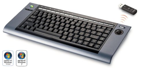 Emprex 9039URF MCE Wireless Keyboard w/Trackball