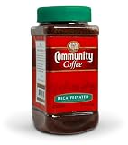 Community Coffee Instant Coffee, Decaffeinated, 7-Ounce Jars (Pack of 4)