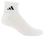 adidas Men's 6-Pack Quarter Sock (One Size- M 6-12, White/Black)
