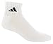 Men's Socks | Men's Athletic Socks | Athletic Socks | Buy Socks | Sport Socks - adidas Men's 6-Pack Quarter Sock, White/Black