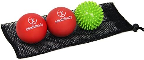 Blissfulbody Massage Ball Pack,with FREE Deep Tissue Spiky Massage Ball.Great for Muscle Tension Relief/Acupressure Therapy.Detail Instruction and Carrying Bag Included.100% Satisfaction Guaranteed!