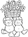 Penny Black Rubber Stamp 2.5X3.25 Bearing Flowers