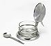 StainlessLUX 73441 Brilliant Stainless Steel Salt Server / Cheese Bowl / Condiment Serving Bowl & Spoon Set - Quality Serveware for Your Home