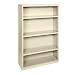Edsal EBC53PU 36-Inch Wide by 13-Inch Deep by 52-1/2-Inch High Four-Shelf Book Case, Putty
