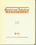 General and Industrial Management