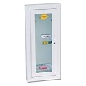 Kidde 468047 Potter Roemer Semi-Recessed 10 Pound Fire Extinguisher Cabinet with Lock
