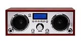 Elta 3506 Stereo Radio mit Uhr silber - 