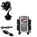 Sony Ericsson J100a Auto Cup Holder with Car Charger - Uses Gomadic TipExchange