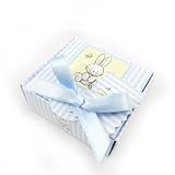Ecrin naissance "Lapin Tendresse" bleu