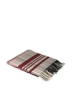 COINCASA Plaid (Blanco/Rojo Oscuro)