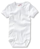 Sanetta  320500 - Body kurzarm, Basic Collection, Organic Cotton weiss