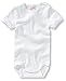 Sanetta  320500 - Body kurzarm, Basic Collection, Organic Cotton weiss