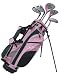 XD-J Girls Pink Junior Golf Club Stand Bag Set