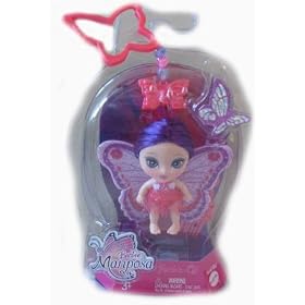 Barbie Mariposa Flutterpixies Purple and Red Doll with Wings by